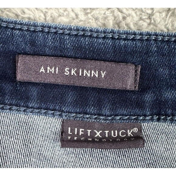 NYDJ Ami Skinny Jeans 20W Blue‎ Raw Hem Side Slit High Rise Stretch Plus - Picture 7 of 12